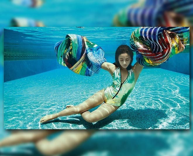 Alia Bhatt Underwater Photoshoot for Vogue