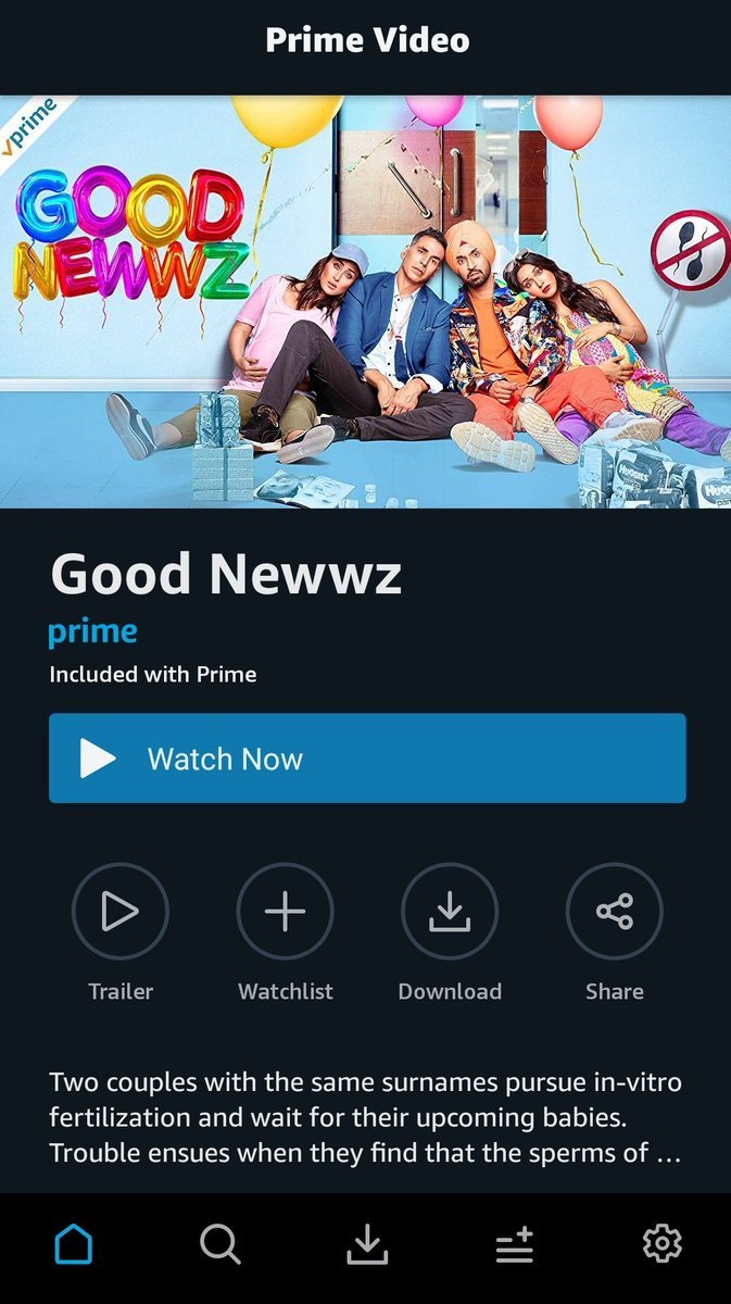 Watch Good Newwz Movie Online Streaming On Amazon Prime Video ThePrimeTalks