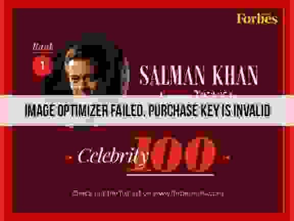 Salman Khan Tops Forbes India Celebrity 100 List 2018