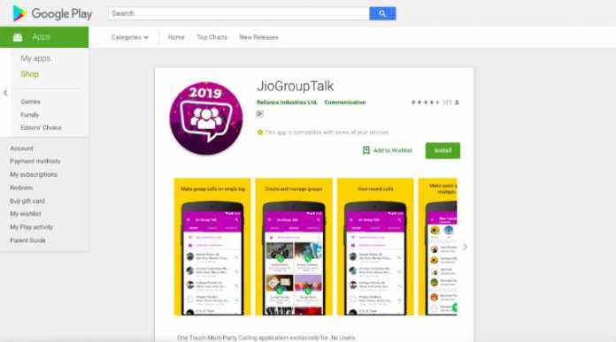 Jio Group Talk App on Android Launched for Conference Calling