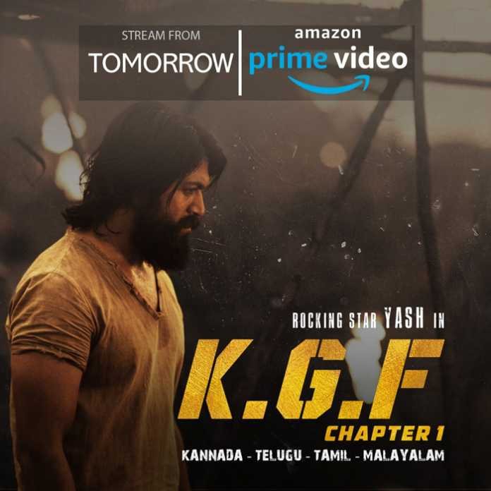 KGF Movie Streaming on Amazon Prime Video