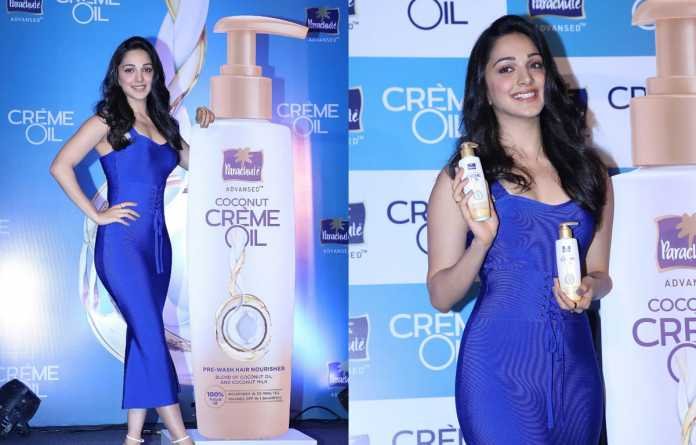 Kiara Advani At Parachute Advansed Crème Oil Launch Event