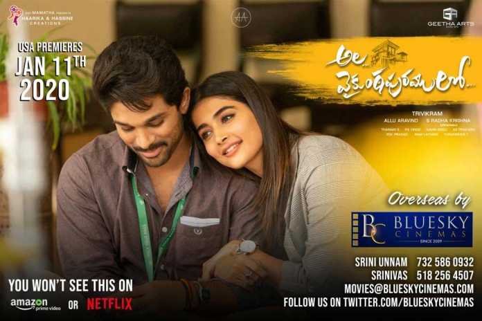 Ala Vaikunthapurramuloo Not Seen on Amazon Prime Video and Netflix