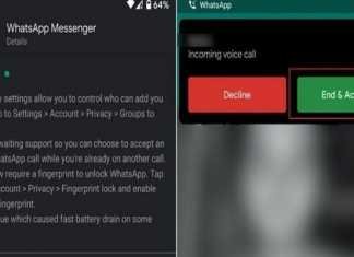 WhatsApp Call Waiting Feature On Android