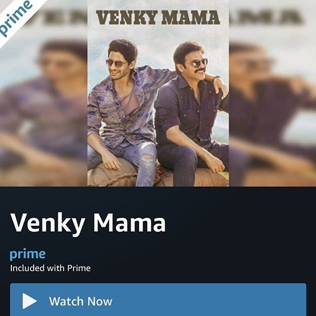Venky Mama Digital Rights Acquired by Amazon Prime Video