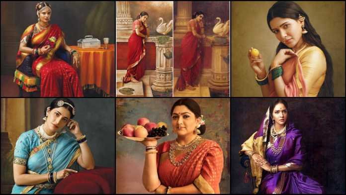 Recreating Raja Ravi Varma Paintings