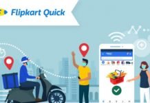 Flipkart Quick Offer 90 Minutes Grocery Delivery Service