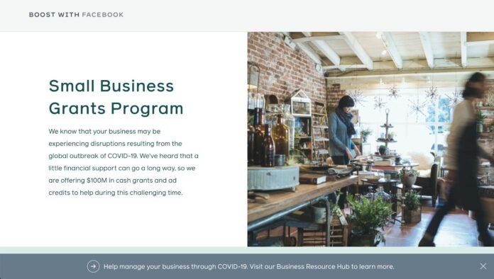 Facebook Small Business Grants Programme Application Extended