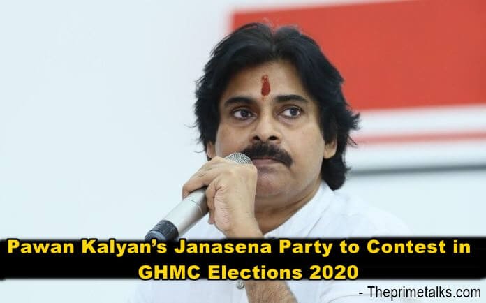 Pawan kalyan’s janasena party to contest in ghmc elections 2020