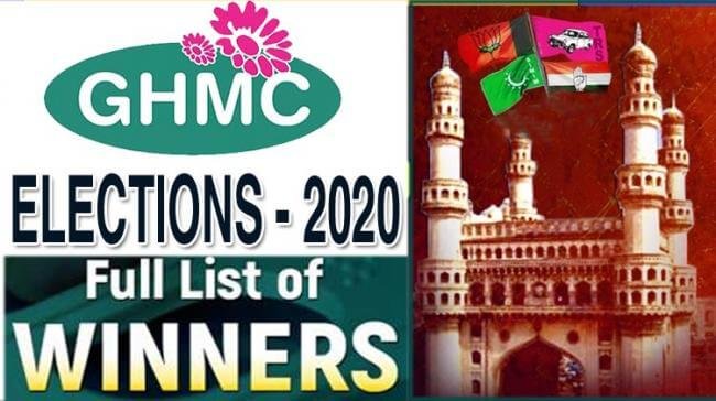 GHMC Elections 2020 Winners List