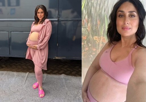Kareena kapoor flaunts baby bump