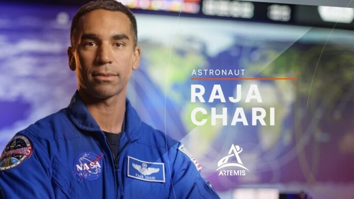 Raja chari selected for nasa manned mission to moon