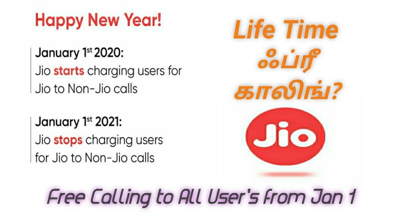 Reliance jio free voice calls to other networks starting 1st january 2021 (1)