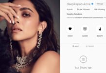 Deepika padukone deleted all posts on her twitter and instagram account