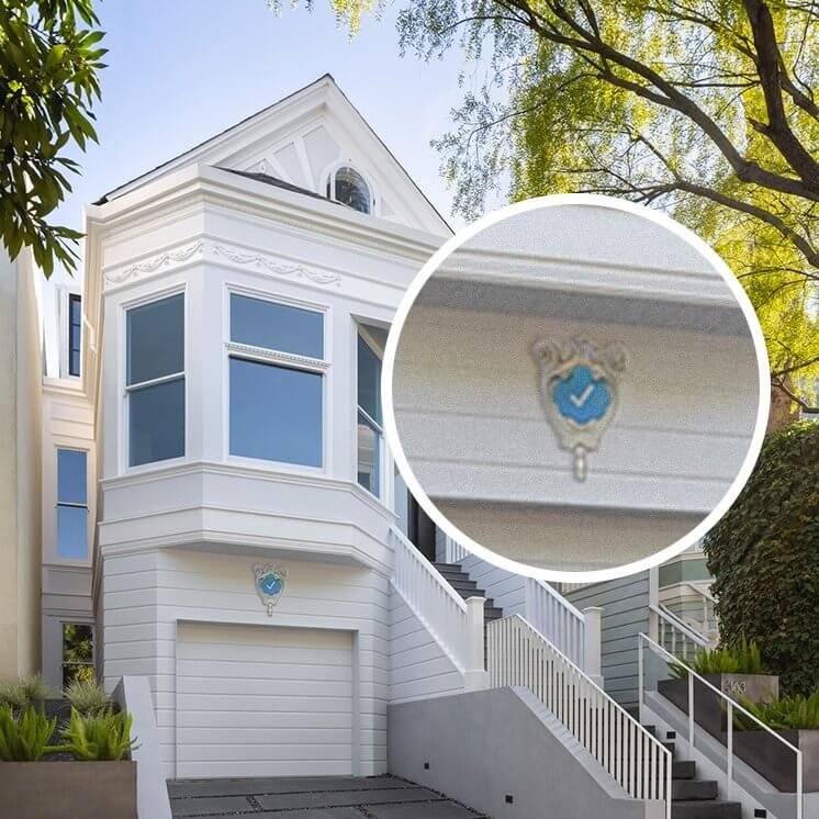Get A Verified Blue Badge Crest on your Home Blue check homes get a verified blue badge crest on your home