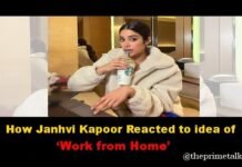 How janhvi kapoor reacted to concept of work from home