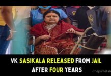 Vk sasikala released from jail after four years in da case