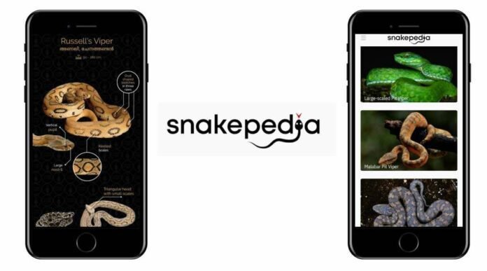 Snakepedia app provides useful info on snakes