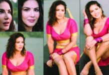 Sunny leone poses in traditional kerala look