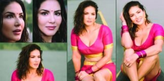 Sunny leone poses in traditional kerala look