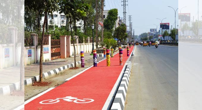 Telangana: warangal city now has exclusive bicycle tracks