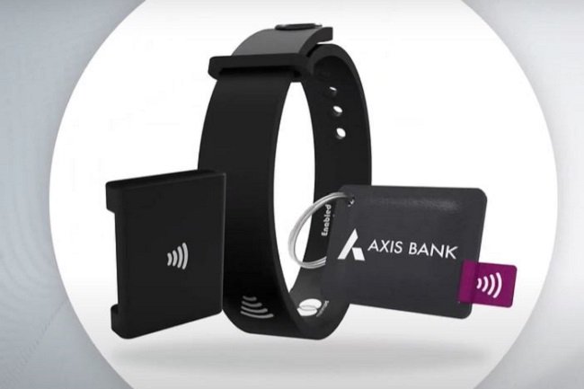 Axis bank wearable contactless payment devices launched at ₹750
