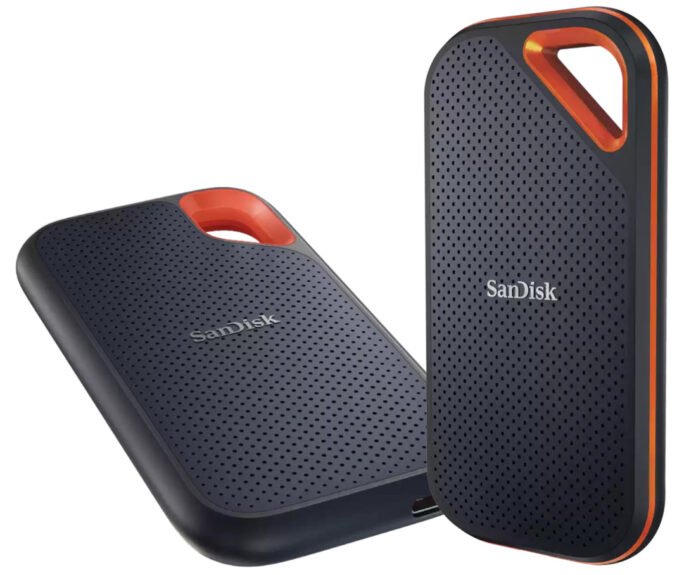 Sandisk extreme and extreme pro portable ssds with shock and
