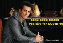 Sonu Sood tested Positive for COVID-19