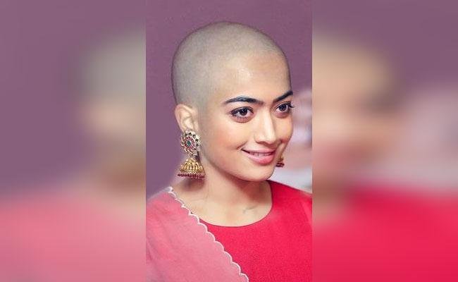 rashmika mandanna bald head