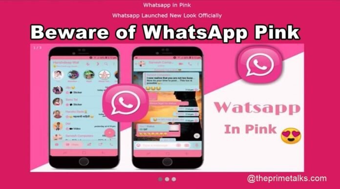 whatsapp pink