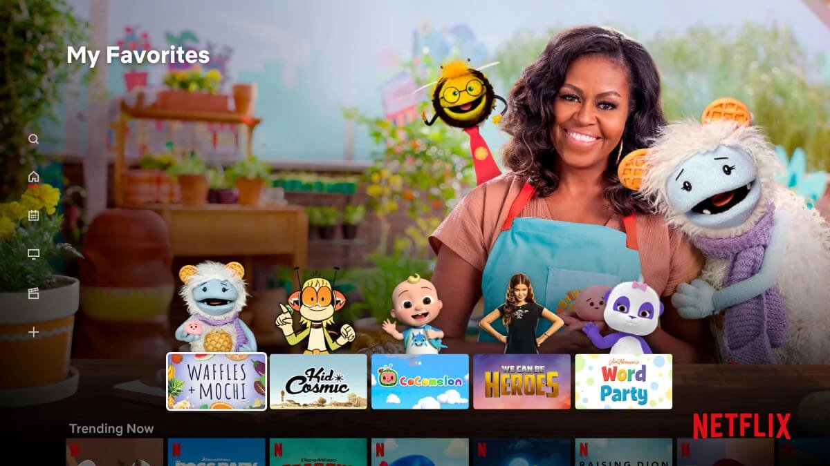 Netflix kids profiles redesigned with an emphasis on characters