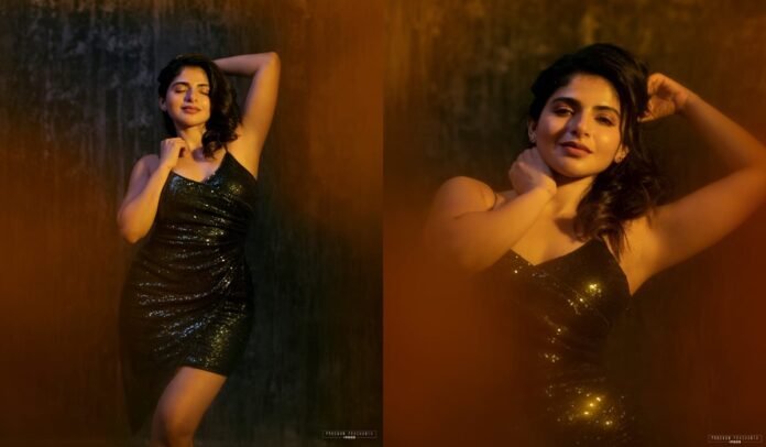 Iswarya Menon looks Gorgeous in Glitter Outfit