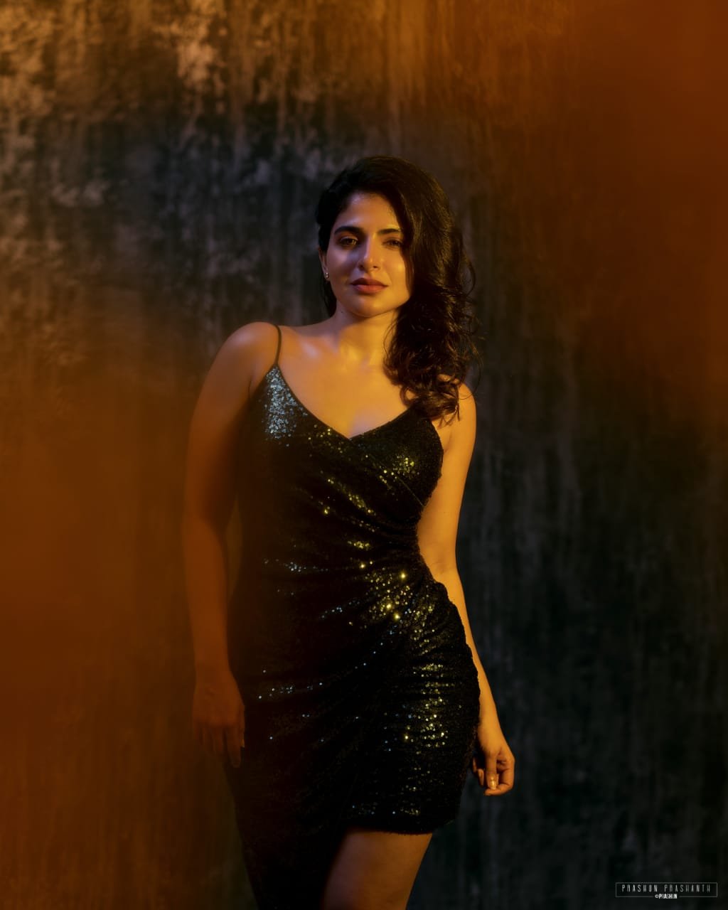 Actress iswarya menon looks gorgeous in glitter outfit