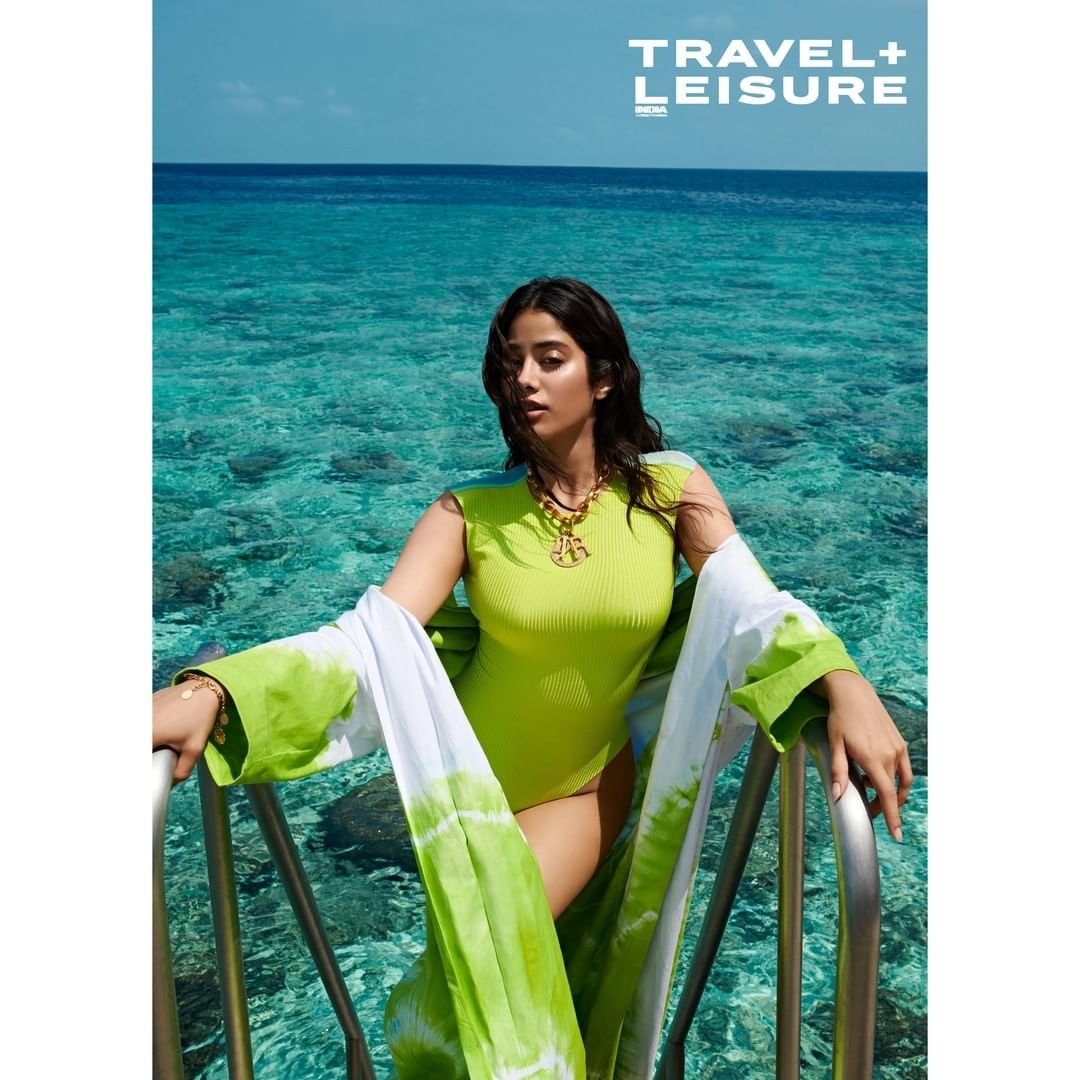 Actress janhvi kapoor sizzles at the westin maldives miriandhoo resort