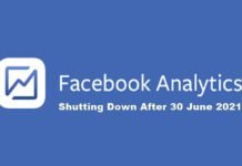 Facebook analytics tool shutting down after 30 june 2021