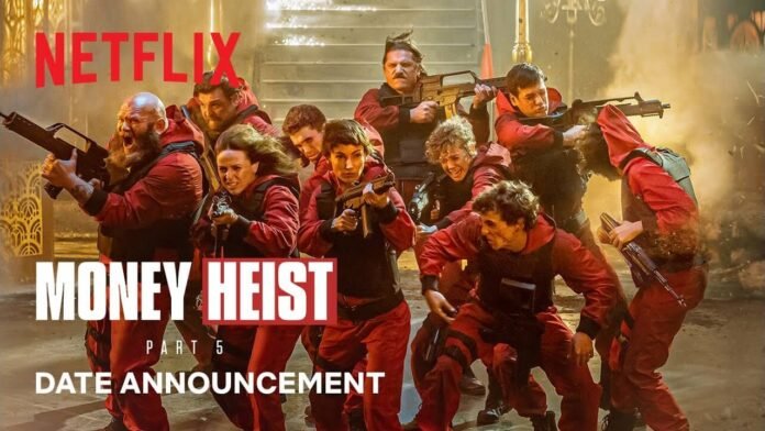 Money heist part 5 release date announcement teaser