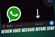 Whatsapp voice messages review tool is testing