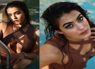 Kavya thapar sizzles in bikini in new swimming pool pics