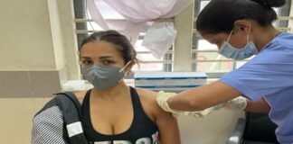 Malaika arora gets second dose of covid 19 vaccine