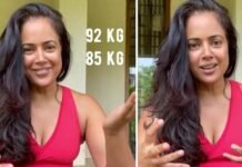 Sameera reddy weight loss tips