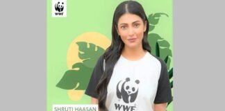 Shruti haasan appointed as wwf india brand ambassador