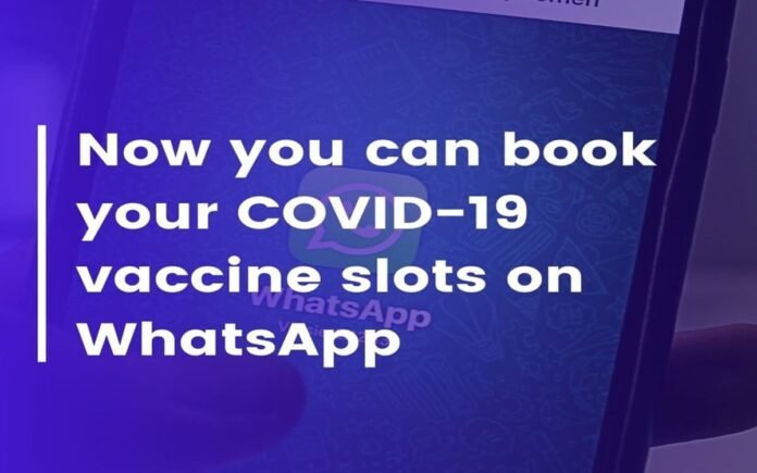 Book COVID-19 Vaccine Slot Using WhatsApp