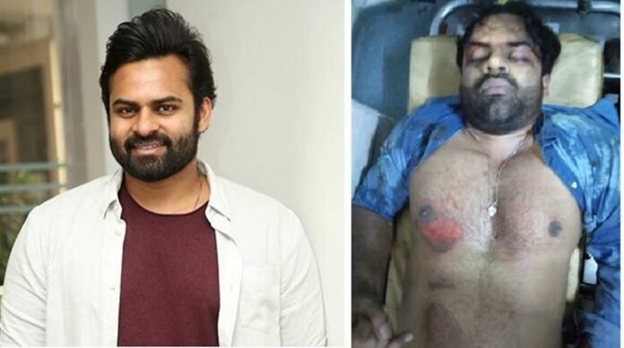 Sai dharam tej met with road accident at cable bridge in hyderabad