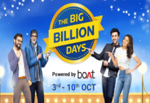 Flipkart big billion days sale 2021 from 3rd to10th october