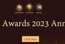 Padma awards 2023 announced