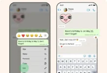 How to edit whatsapp messages on ios and android